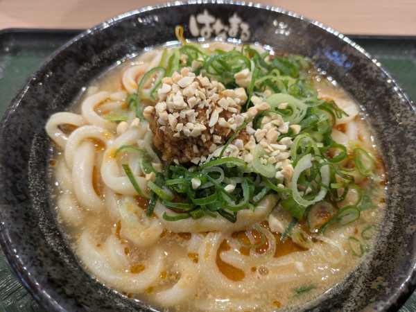 「ピリ辛ごま坦々うどん」@はなまるうどん イトーヨーカドー大宮宮原店の写真