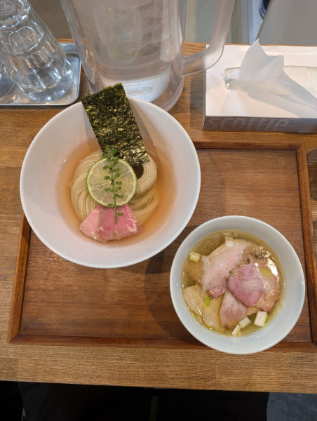 「昆布水つけ麺 塩 並」@YOKOKURA STOREHOUSEの写真