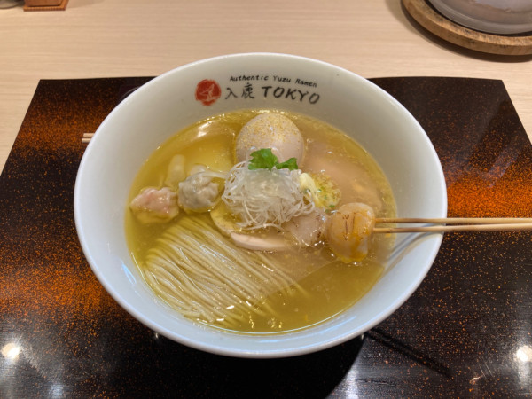 「極KIWAMI 柚子塩らぁ麺」@入鹿TOKYOの写真