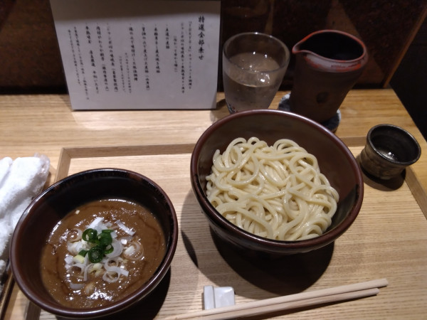 「つけめん TOKYO-X豚骨魚介 中（250g）(あつもり)」@中華蕎麦 とみ田の写真