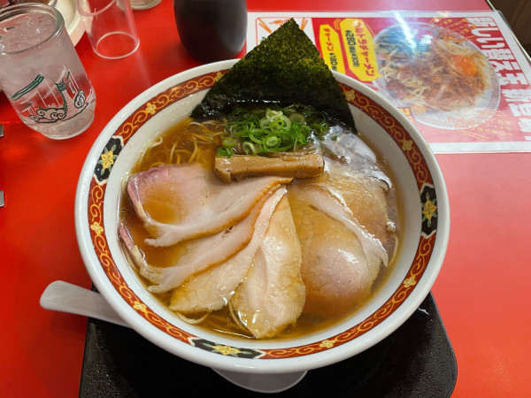 「チャーシューそば(醤油) + チャーハン(並)」@麺や食堂 本店の写真