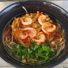 富陽軒 身延線ホーム そば店の画像