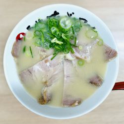 チャーシューめん、替玉、高菜、ランチセット
