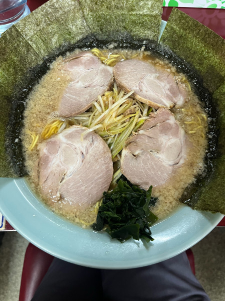 「ネギチャーシュー麺➕海苔」@ラーメンショップ 新潟東港店の写真