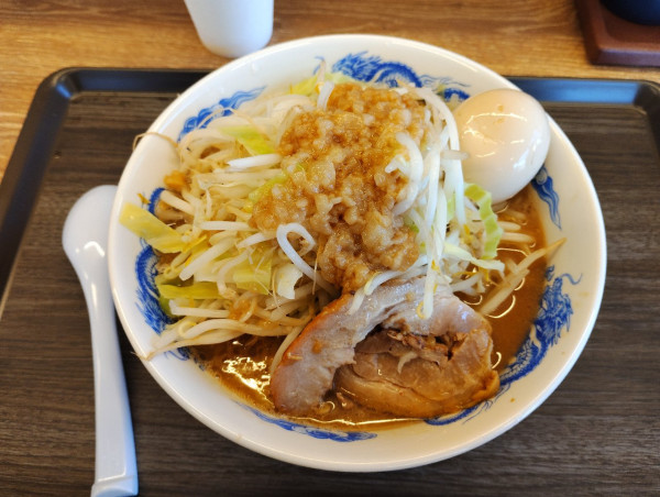 「味玉ラーメン並」@ジャンクガレッジ 飯能店の写真