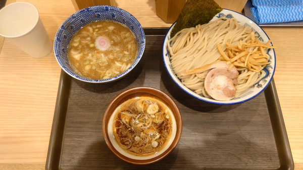 「Wつけ麺・秋冬ver（940円）+特盛（250円）」@舎鈴 大崎ゲートシティ店の写真