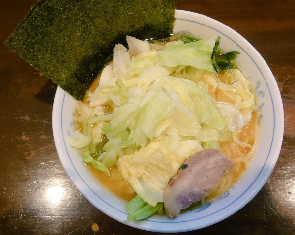「キャベツラーメン（1,000円）＋ライス（130円）」@横浜家系ラーメン 中島家の写真