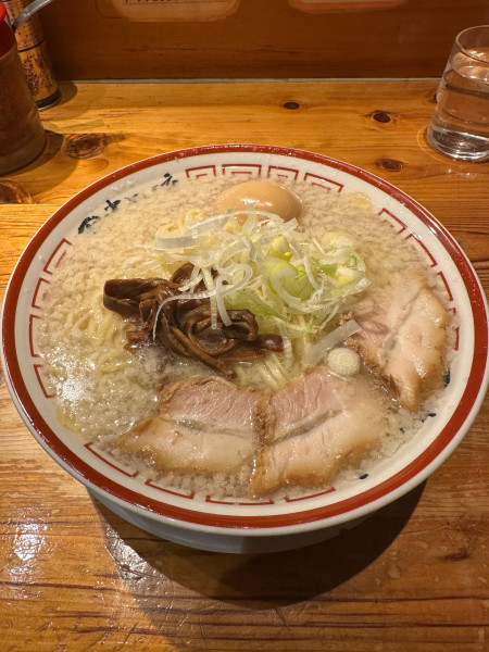 「中華そば玉子入り(大盛)こってり」@田中そば店 秋葉原店の写真