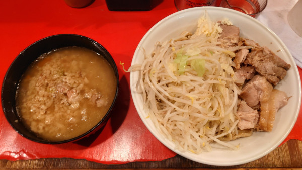 「大豚つけ麺(1,300円)」@ラーメン二郎 府中店の写真
