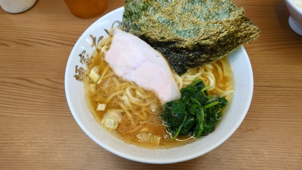 「ラーメン（950円）+ライス（無料）」@麺家 たいせいの写真