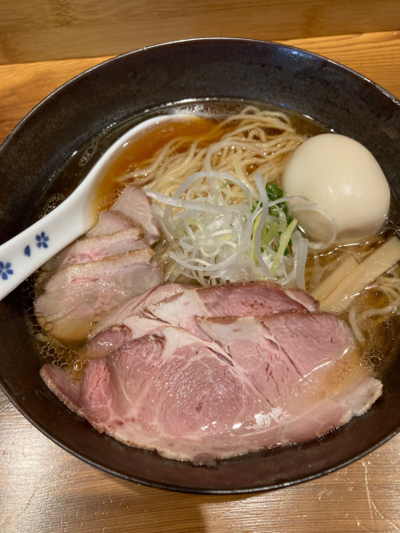 「鴨出汁中華そば、特製」@鴨出汁中華そば かわなの写真