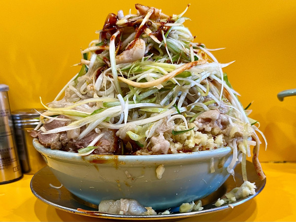 「プチ二郎 しょうが ネギ お魚天国」@ラーメン二郎 八王子野猿街道店2の写真