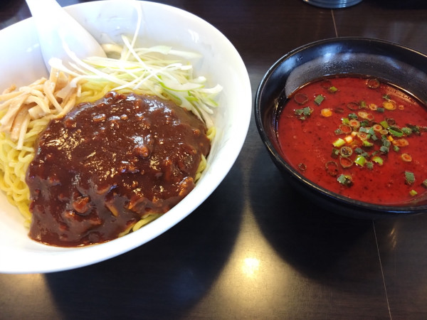 「担々つけ麺（辛さ1）」@らーめん 竜屋の写真