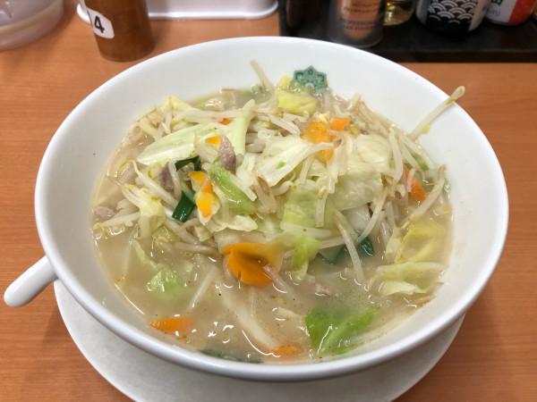 「野菜たっぷりタンメン」@日高屋 北千住西口駅前店の写真