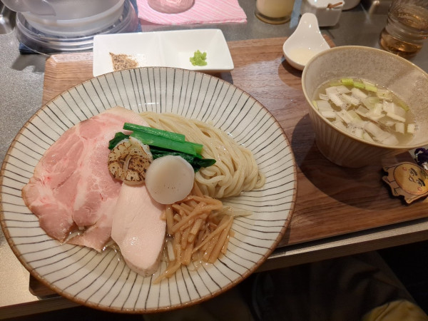 「帆立の昆布水つけ麺」@麺や くろえもんの写真