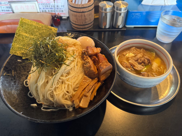 「豚のつけ麺【限定】O×T」@麺坊 炗の写真