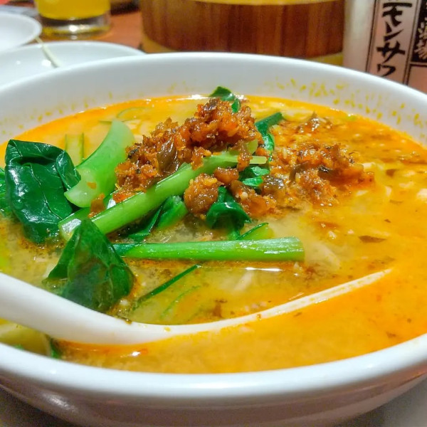 「#担々麺 #ねぎラーメン」@北京烤鴨店の写真