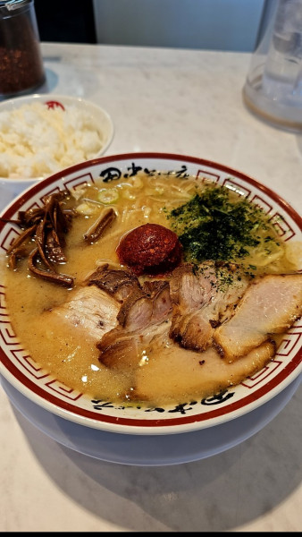 「山形風辛味噌ラーメンと🍚」@中華そば専門 田中そば店 大宮別所店の写真