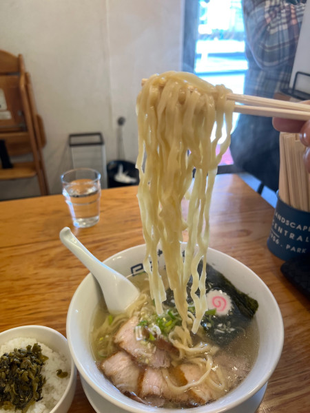 「中華そば&高菜メシ」@中華そば 馥の写真