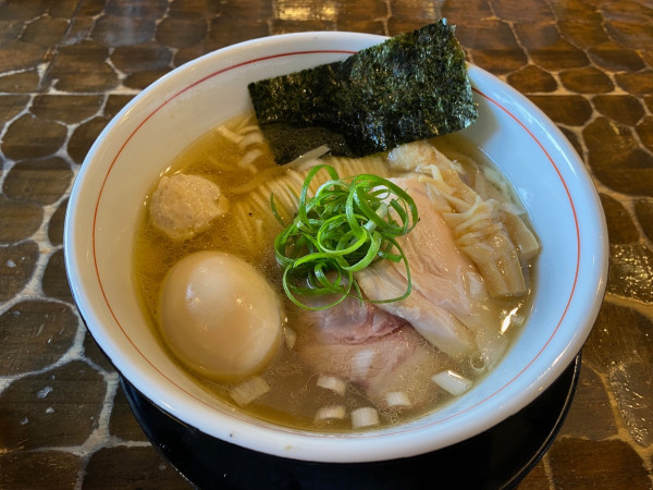 「特級塩蕎麦（１２５０円）」@特級鶏蕎麦 龍介の写真