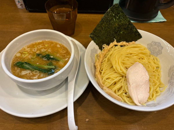 「濃厚鶏しょうゆつけ麺」@らーめん曳舟の写真