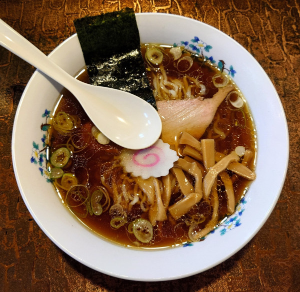 「中華らーめん(650円)」@みみずくの写真