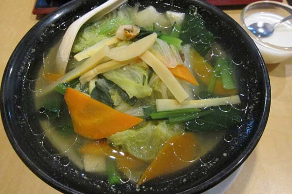 「海鮮そば（細麺）　850円」@花彫酒家の写真