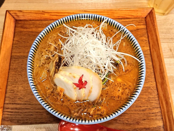 「【限定】ツキノワグマの中華そば」@キッチンきらくの写真