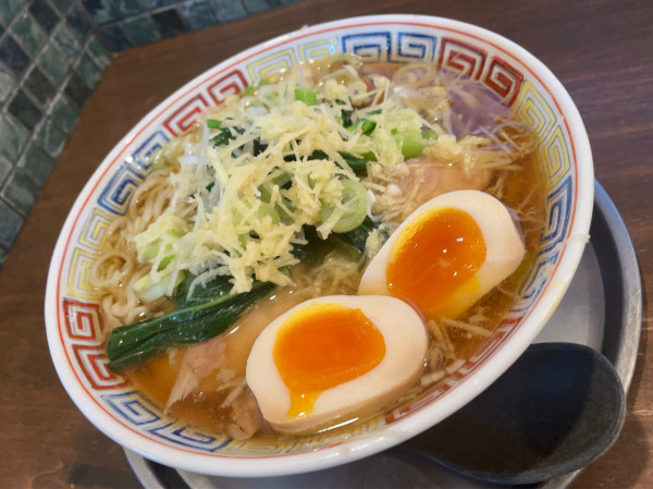 「【限定】みくちゃんラーメン(並)＋生姜＋半熟味玉」@麺屋みつば＋クローバーの写真