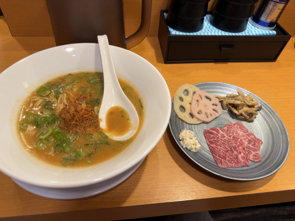 「和牛白湯ラーメン」@麺ZINさいとうの写真