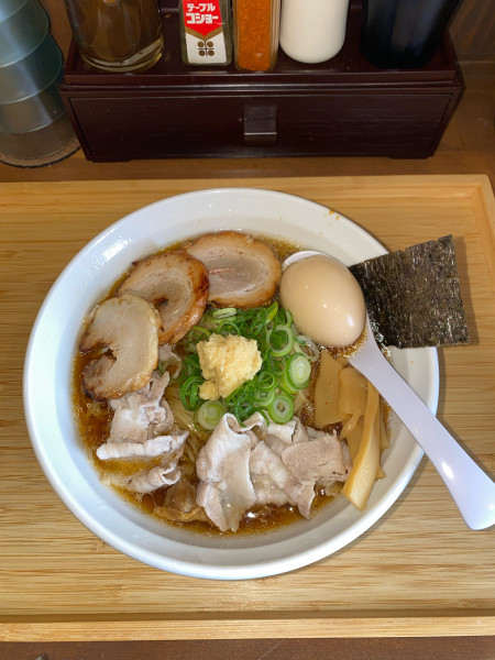 「生姜醤油らぁめん全部のせ麺大盛り¥1,700円(限定)」@らぁめん 麺彩家の写真