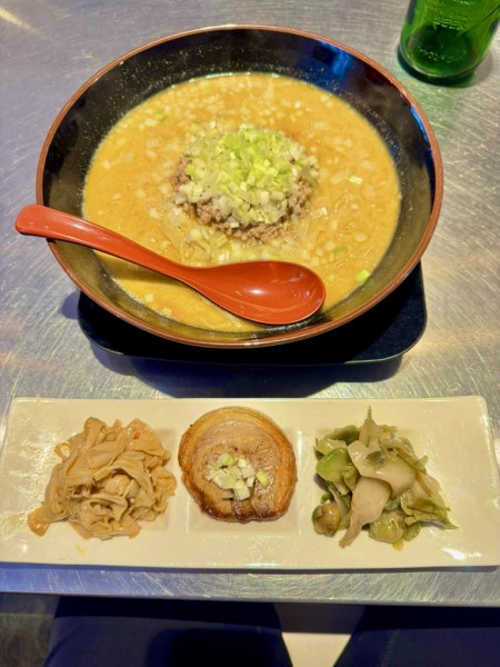 「担担麺 三種の具材」@高崎はた山の写真