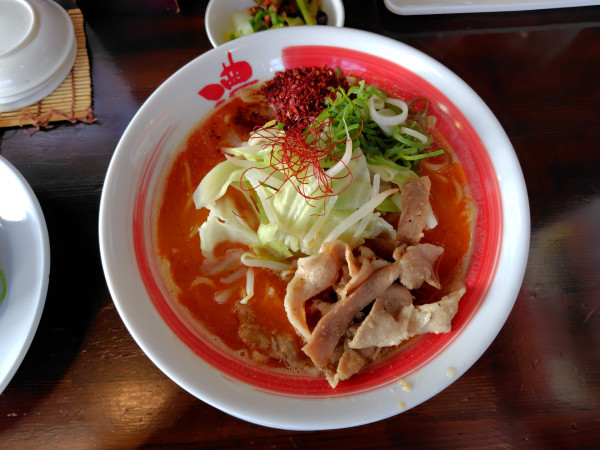 「やみつき辛味噌1012円（期間限定）」@ばり馬 鳥取トリニティモール店の写真