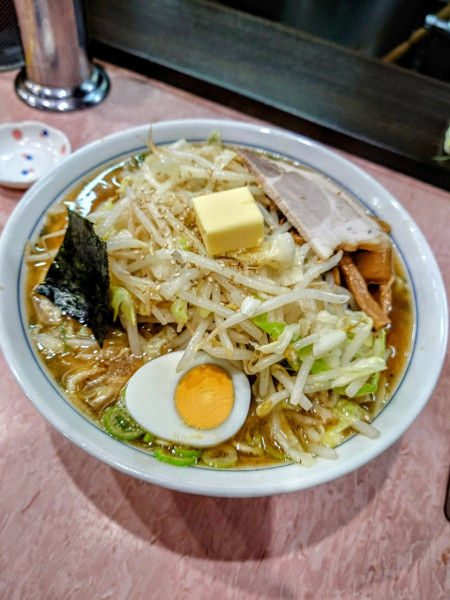 「野菜ラーメン+バター」@所沢大勝軒の写真