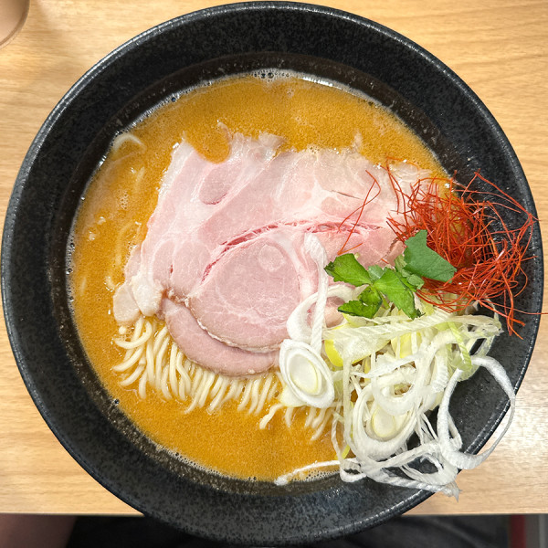 「【限定】濃厚あん肝蕎麦」@麺処 にぼし香の写真