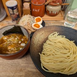 辛味つけ麺中盛＋3点盛り