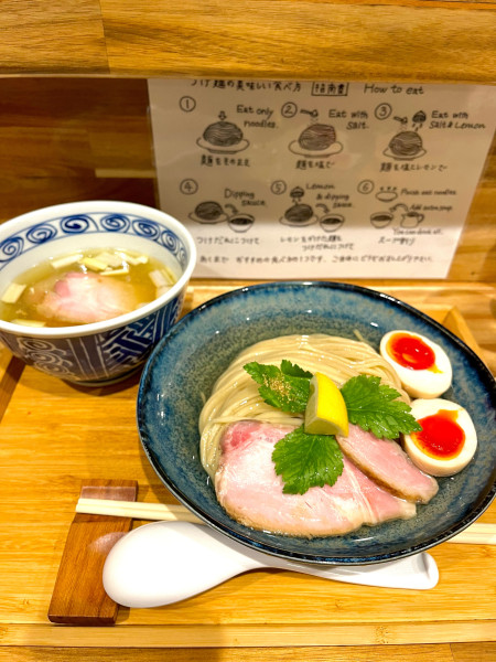 「特製昆布水つけ麺【塩】」@ハちゃんラーメンの写真