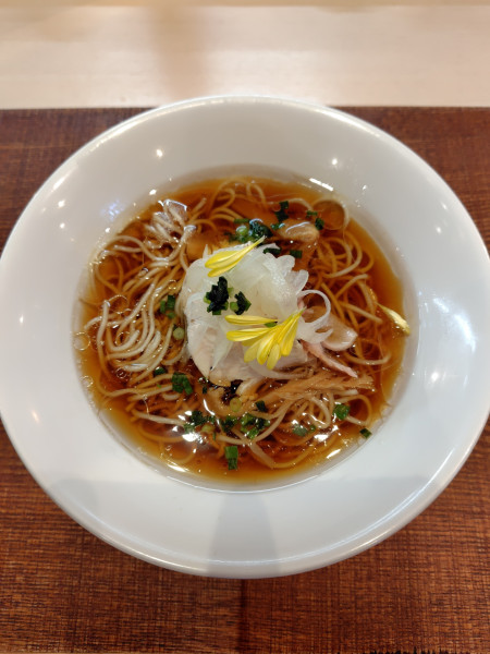 「限定①松茸と水￥990＋味付き替玉①￥260」@論露に不二の写真