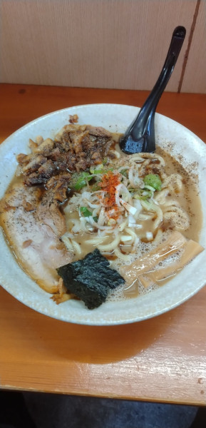 「DXﾗｰﾒﾝ300g」@自家製麺 福は内の写真