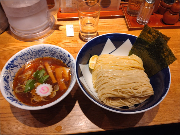 「清湯つけそば¥1100-」@つけそば 神田勝本の写真