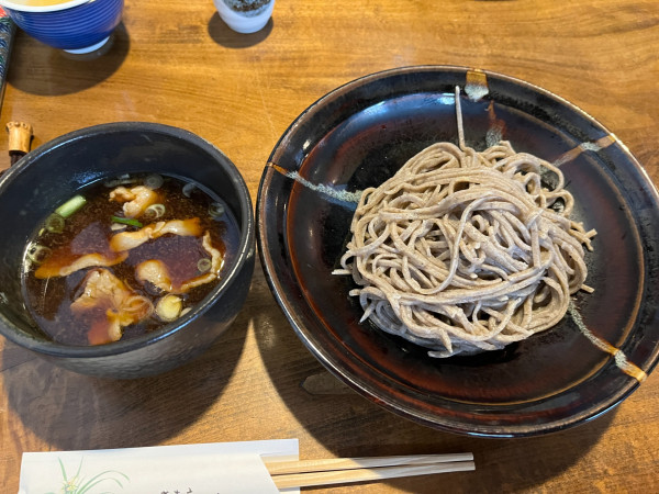「結旨豚つけそば」@蕎麦庄 やまこしの写真