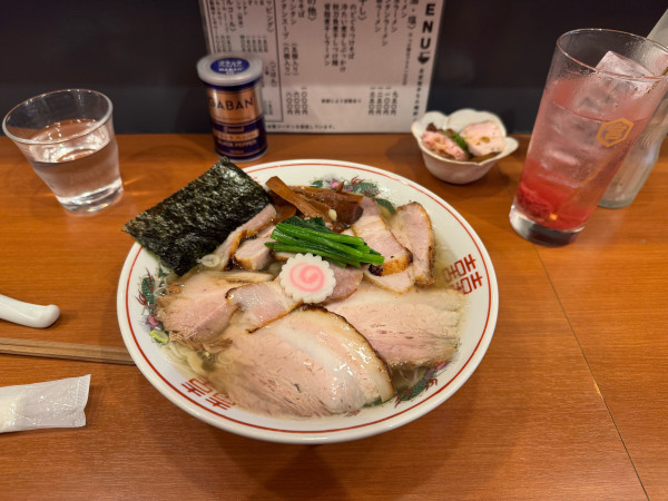 「【冬限定】生姜塩ラーメン」@自家製手もみ麺 鈴ノ木の写真