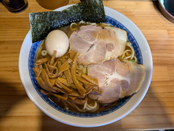 「特製中華そば 1350円」@魂の中華そばの写真