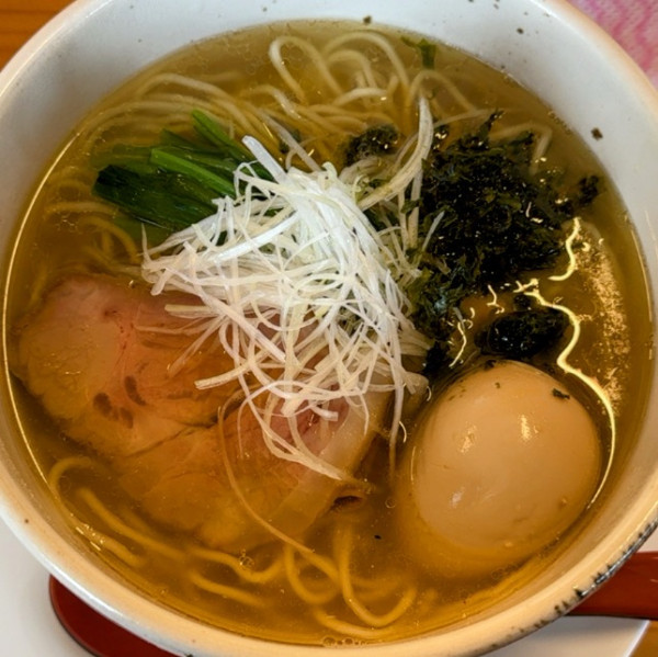 「塩らーめん鯛めしセット¥1,150円+味玉クーポン」@らーめん 志ん海の写真