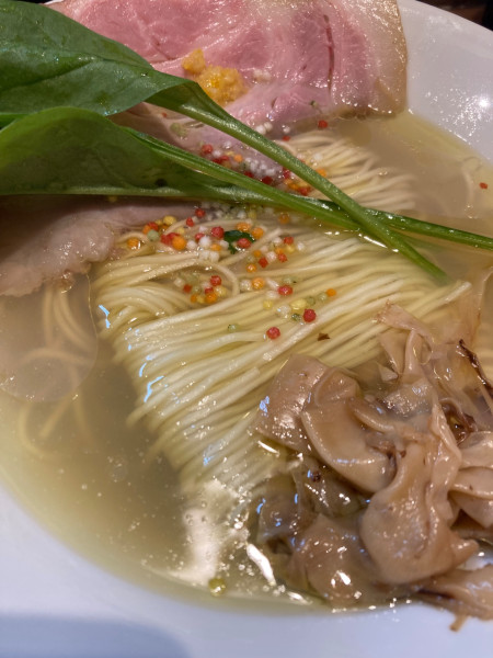 「牡蠣とあさりオイル塩そば」@拉麺 はま家の写真