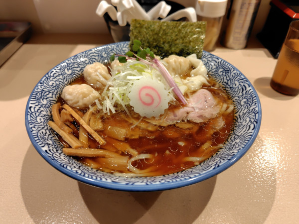 「雲呑醤油(醤油)¥1250」@中華そば ながおかの写真