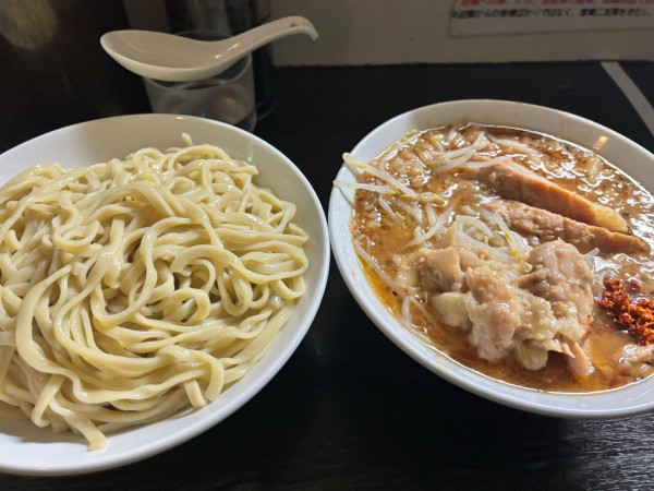 「つけ麺　アブラ辛味」@豚星。の写真