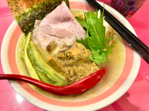 「戦慄の蛤煮干らぁ麺(塩対応太麺)」@ハイデンコッコFACTORY 戦慄のワコマチカの写真