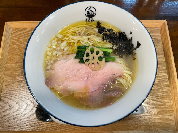 「貝節潮そば」@CLAM&BONITO貝節麺RAIKの写真