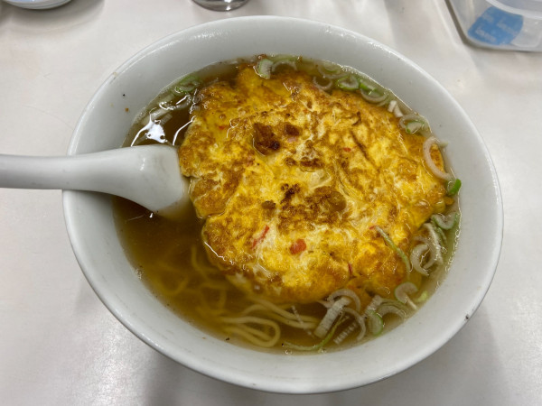 「カニ玉そば」@奥州軒の写真